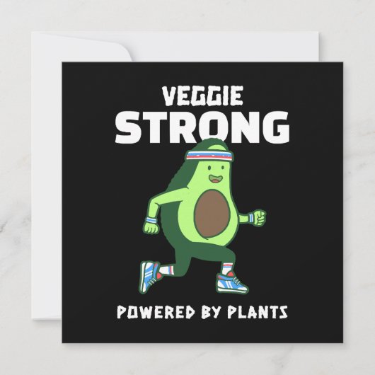 Veggie Strong, Powered by Pflanze (Vorderseite)