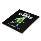Veggie Strong, Powered by Pflanze Fliese (Seite)