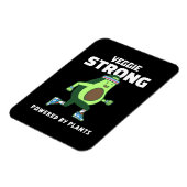 Veggie Strong, Powered by Pflanze Magnet (Linke Seite)