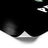 Veggie Strong, Powered by Pflanze Poster (Ecke)