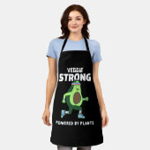 Veggie Strong, Powered by Pflanze Schürze (Getragen)