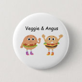 Veggie u. Angus-Button Button (Vorderseite)