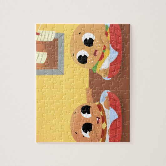 Veggie-u. Angus-Puzzlespiel Puzzle (Vertikal)