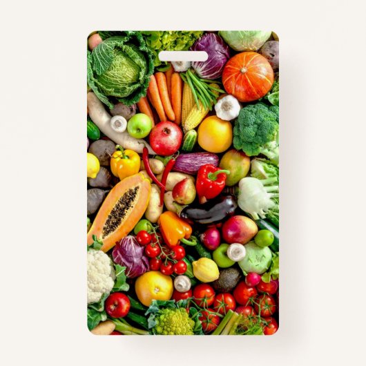 Veggie Vibes Chopping Board Ausweis (Vorderseite)