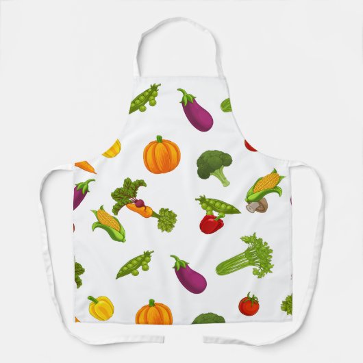 Veggie Vibes: Fresh & Fun Kitchen Schürze (Vorderseite)