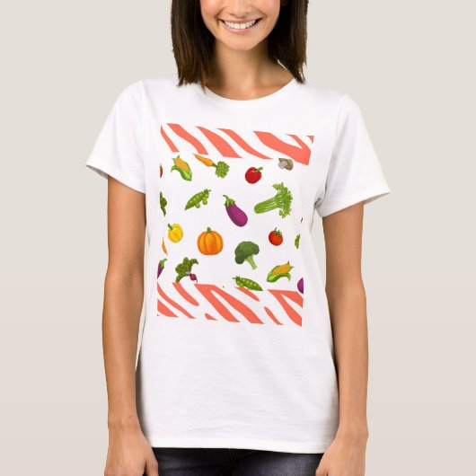 Veggie Vibes: Fresh & Fun Women's Kitchen T - Shir T-Shirt (Vorderseite)