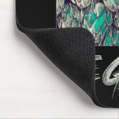 Veggie Vintag Vegetarian Gift Mousepad (Ecke)