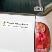 Veggie-Wanderer-Felsen! Autoaufkleber (Auf Lkw)