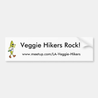 Veggie-Wanderer-Felsen! Autoaufkleber