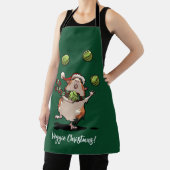Veggie Weihnachten! Guinea Pig Juggling Sprouts Schürze (InSitu)