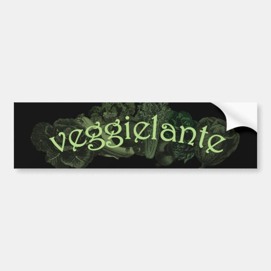 Veggielante Autoaufkleber (Vorne)