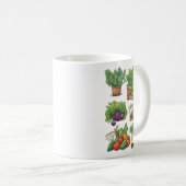 Veggies 10 Gartenarbeit, Geschenk, Gemüse, Gärtner Kaffeetasse (VorderseiteRechts)
