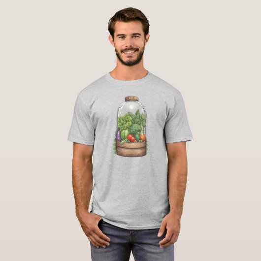 Veggies 12 Gartenarbeit, Geschenk, Gemüse, Gärtner T-Shirt (Vorne ganz)