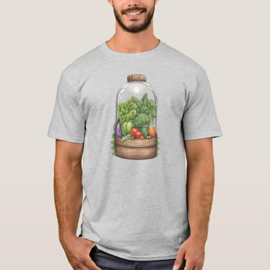 Veggies 12 Gartenarbeit, Geschenk, Gemüse, Gärtner T-Shirt (Vorderseite)