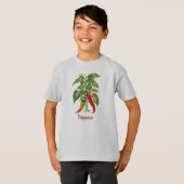 Veggies 12 Paprikaschoten, Lebensmittel, Gemüse, v T-Shirt (Vorne ganz)