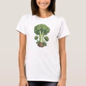 Veggies 3 Brokkoli, Brokkoli, Gemüse, Garten T-Shirt (Vorderseite)