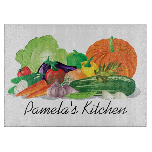 Veggies Design Cutting Board Schneidebrett (Vorderseite)