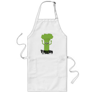 Veggies-Felsen! Lange Schürze