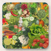 Veggies Getränkeuntersetzer (Vorderseite)