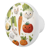 Veggies Keramik Drehknopf Keramikknauf (Rechts)