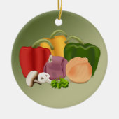 Veggies Keramik Ornament (Vorne)