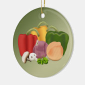 Veggies Keramik Ornament (Links)