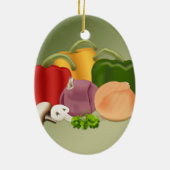 Veggies Keramik Ornament (Hinten)