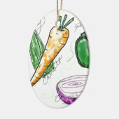 Veggies Keramikornament (Links)