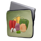 Veggies Laptopschutzhülle (Vorderseite Links)