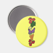 Veggies Magnet (Vorderseite/Rückseite)