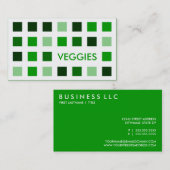 VEGGIES (Modquadrate) Visitenkarte (Vorne/Hinten)