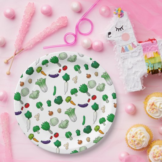 Veggies Pappteller (Party)
