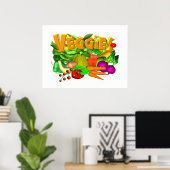 Veggies Poster (Heimbüro)