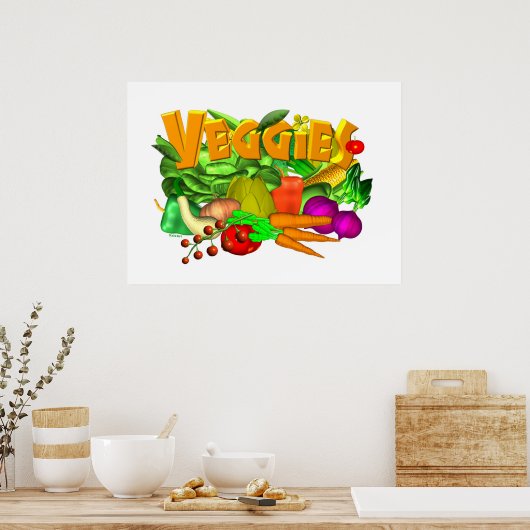 Veggies Poster (Küche)