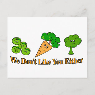 Veggies Postkarte