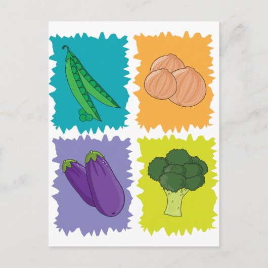 Veggies Postkarte (Vorderseite)