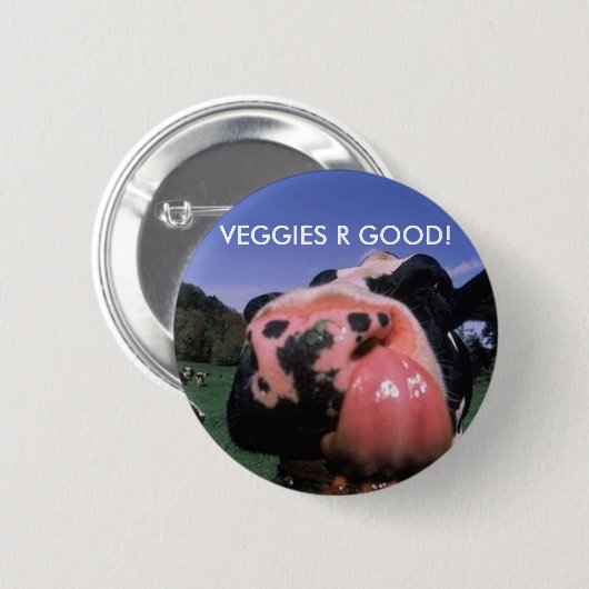 Veggies R gut! Button (Vorne & Hinten)