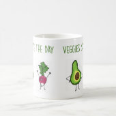 Veggies retten die Tagesavocado-und -rettich-Tasse Kaffeetasse (Mittel)