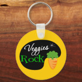 Veggies Rock Schlüsselanhänger (Vorderseite)