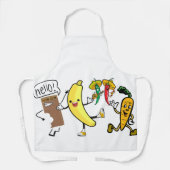 Veggies & Schokolade Schürze (Vorderseite)