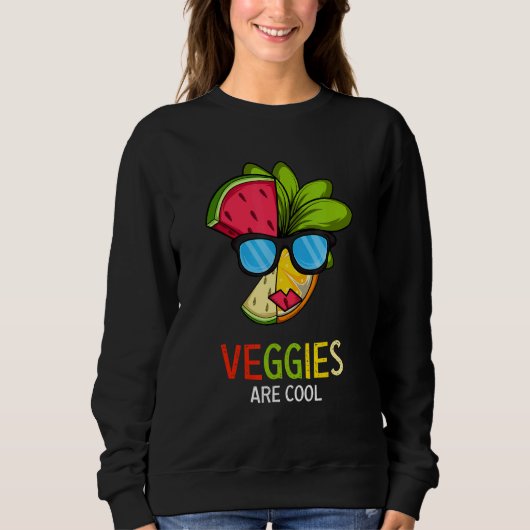 Veggies sind Cool Vegetarier Advocate Sweatshirt (Vorderseite)