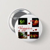 Veggies-T - Shirts und Geschenke Button (Vorne & Hinten)