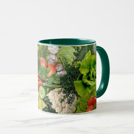 Veggies Tasse (VorderseiteRechts)