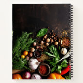 Veggies und Gewürze Recipe Notizblock (Rückseite)