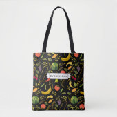 Veggies und Goldflaschen Feinschmecker Hipster Mus Tasche (Vorderseite)