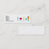 Veggies-Visitenkarte Mini Visitenkarte (Vorne/Hinten)