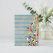 Veggies Wasserfarbe VINTAG Postkarte (Stehend Vorderseite)