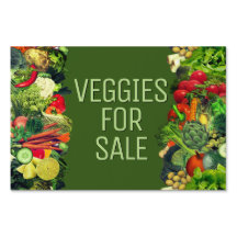 Veggies zum Verkauf