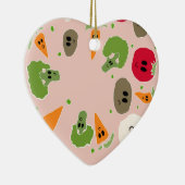 veggis Schwarm Keramik Ornament (Rechts)