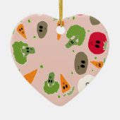 veggis Schwarm Keramik Ornament (Vorne)